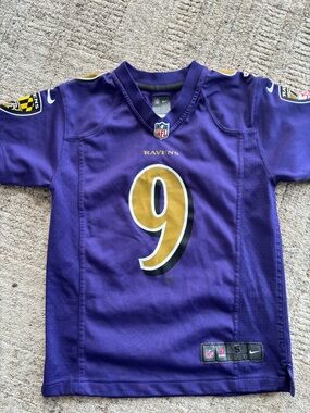 Nike Baltimore Ravens Purple Kids Football Jersey Tucker No. 9